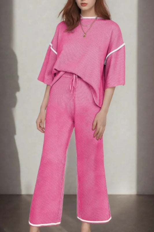 Kerenza - Ensemble casual avec t-shirt oversize et pantalon
