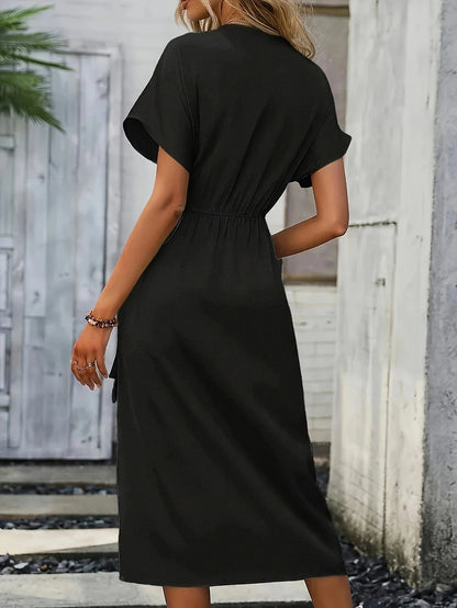 Isoliera - Robe portefeuille élégante avec col en V