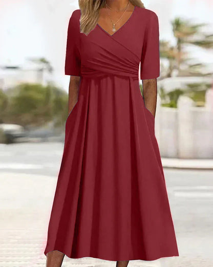 Celeste - Robe croisée à la mode