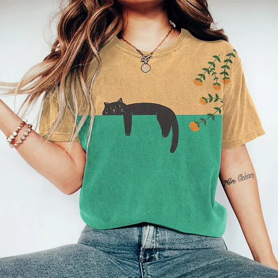 Vespera – T-shirt bicolore élégant
