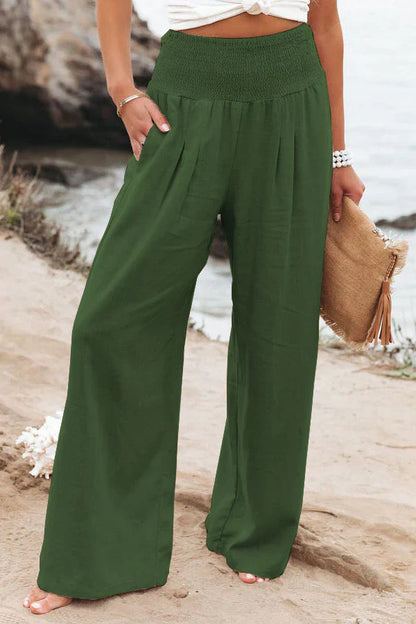 Alexandra - Pantalon en coton et lin