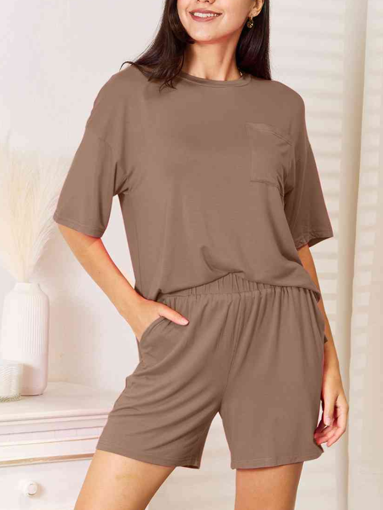 Cressilda - Ensemble casual t-shirt ample et short
