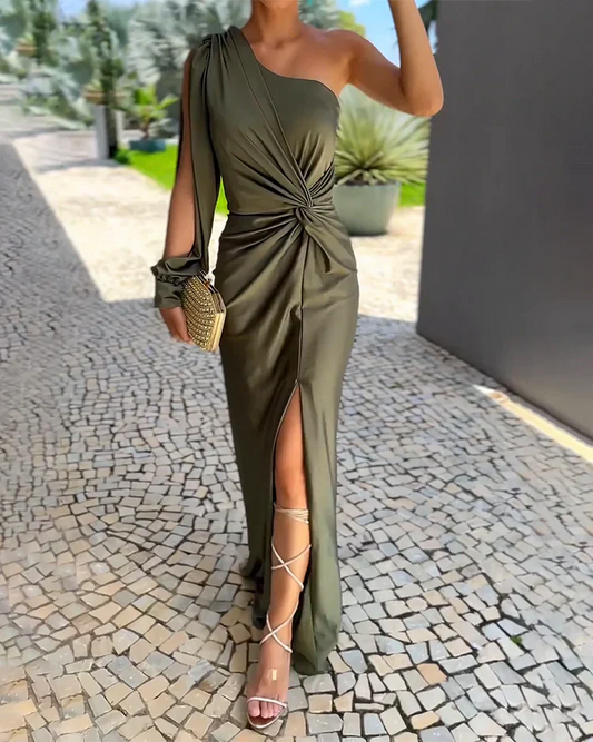 Garnet - Robe verte intemporelle et élégante pour femme