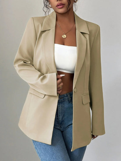 Lilibet - Blazer élégant avec col à revers et un bouton