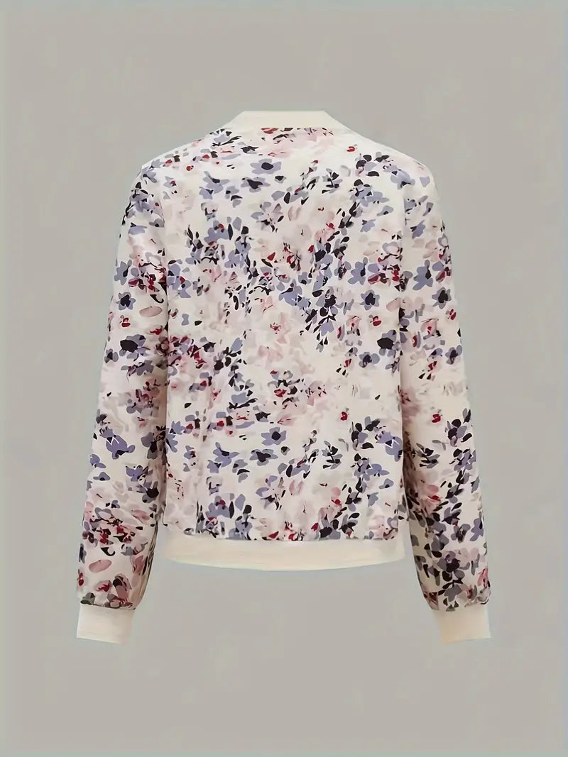 Yori – Blouson aviateur à motif floral