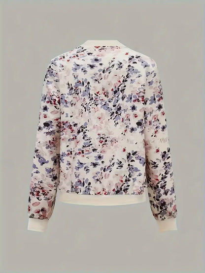 Yori – Blouson aviateur à motif floral
