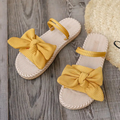 Viola - Sandales pour femmes avec décoration en forme de nœud