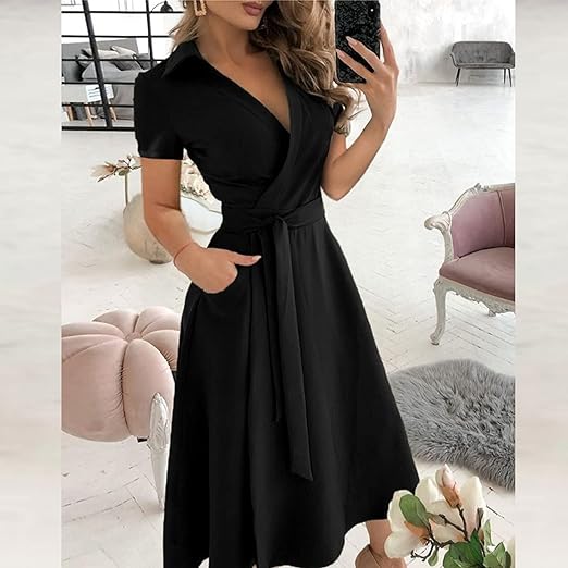 Eleanor - Robe tendance à manches longues