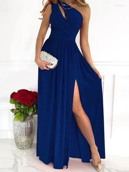 Grace - Robe longue à une épaule