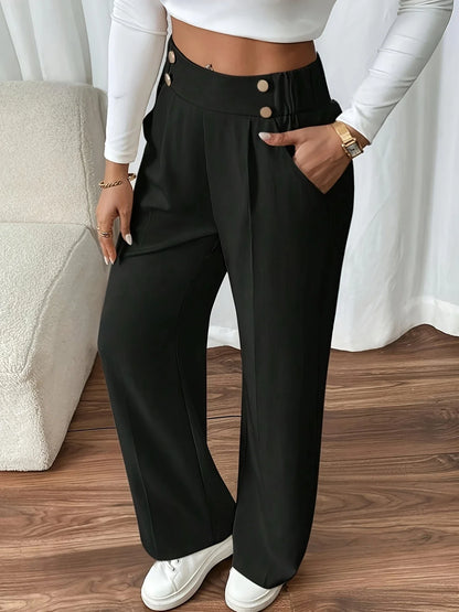 Arvilla - Pantalon droit élégant de style français