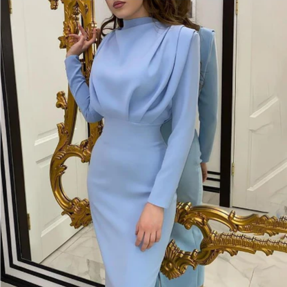 Meera - Élégante robe longue à manches longues