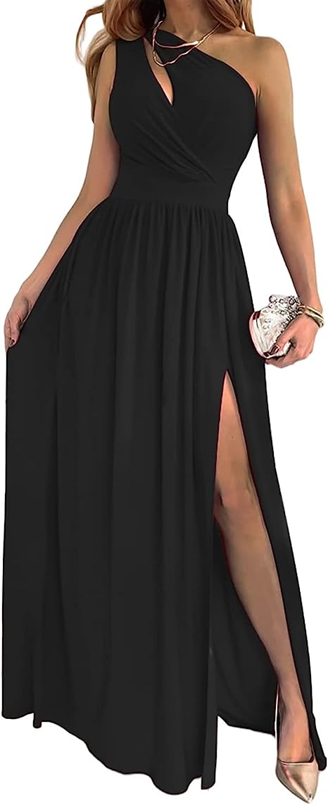 Estelle | Robe élégante sans manches à fente