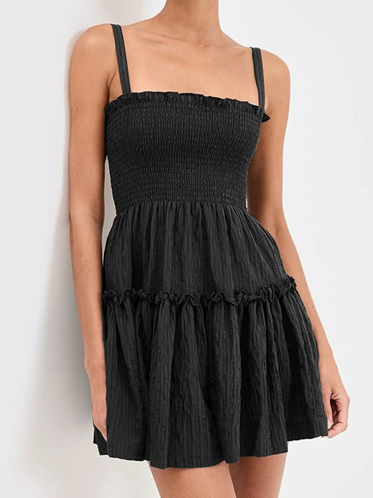 Geraldine - Mini robe tube sans manches chic