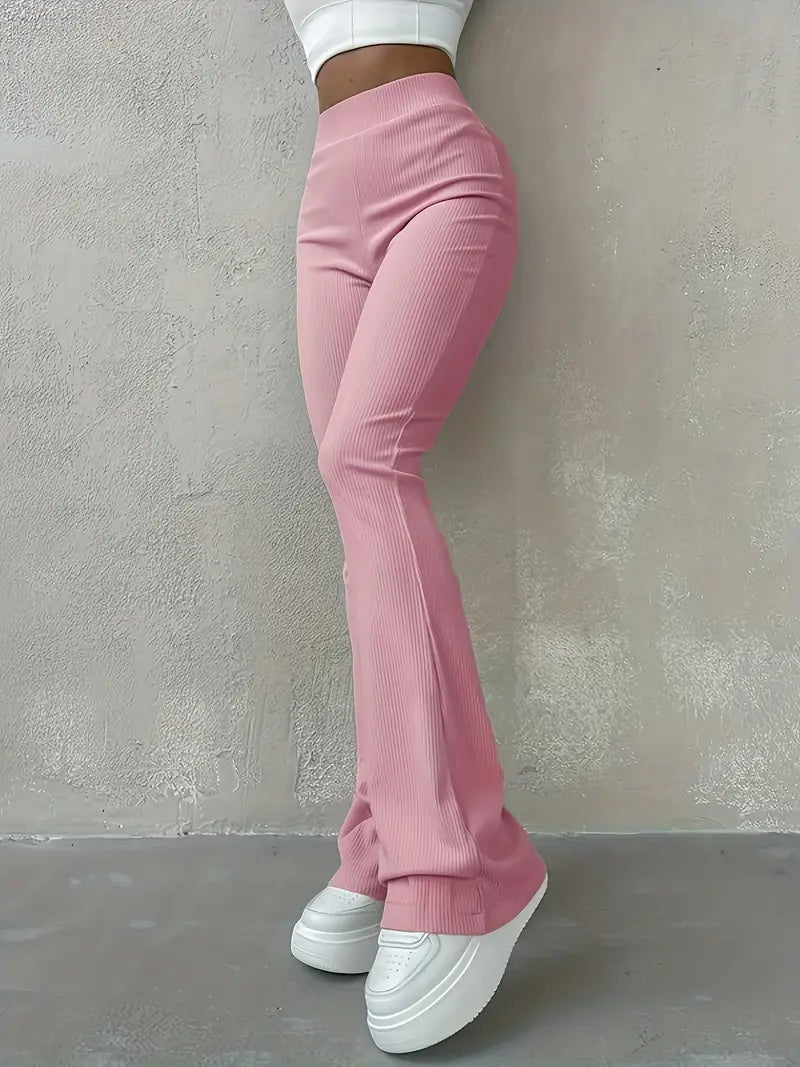 Charlotte - Leggings slim côtelés décontractés