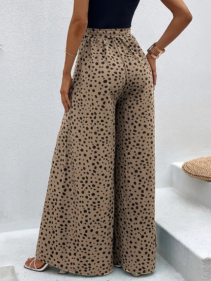 Ida - Wide-leg trousers with elastic waist
