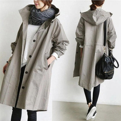 BelleRue - Trench imperméable à capuche