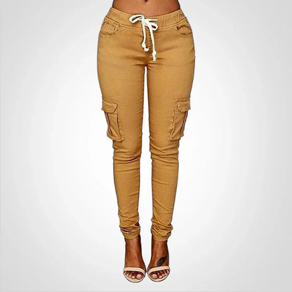 Eileen - Pantalon cargo pour femmes avec cordon de serrage