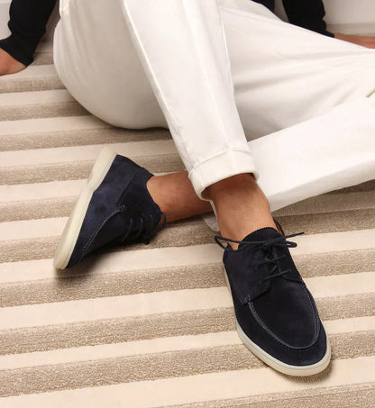 George - Mocassins à lacets en cuir de luxe pour hommes