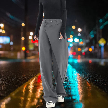 Sienna - Pantalon large asymétrique aux détails élégants pour femme
