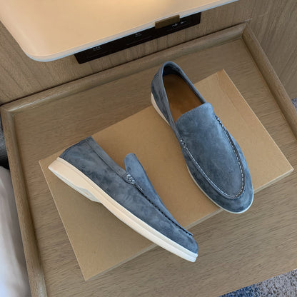 Gio - Mocassins en cuir vintage pour hommes
