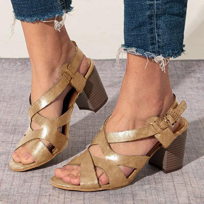Cosima - Sandales élégantes à talons plats