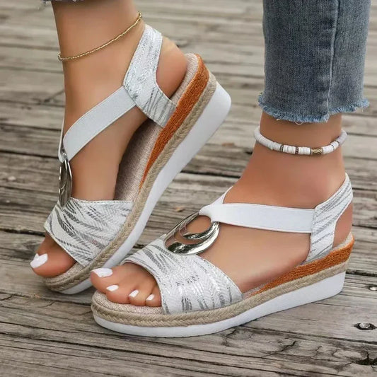 Shirley - Sandales compensées orthopédiques confortables