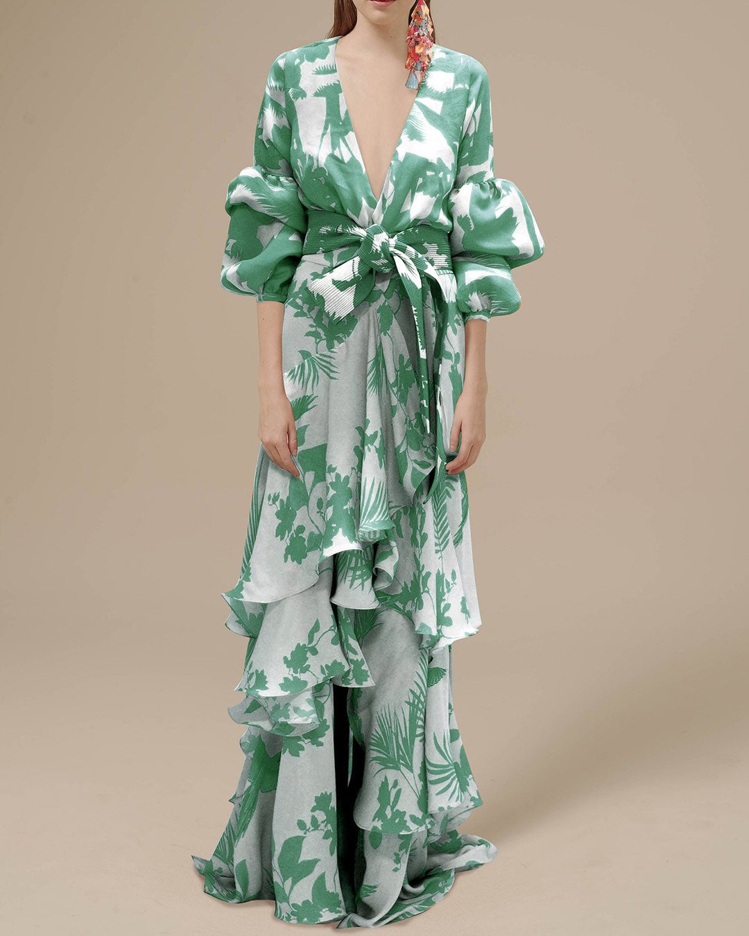 Nathalie | Robe de soirée en chiffon sophistiquée