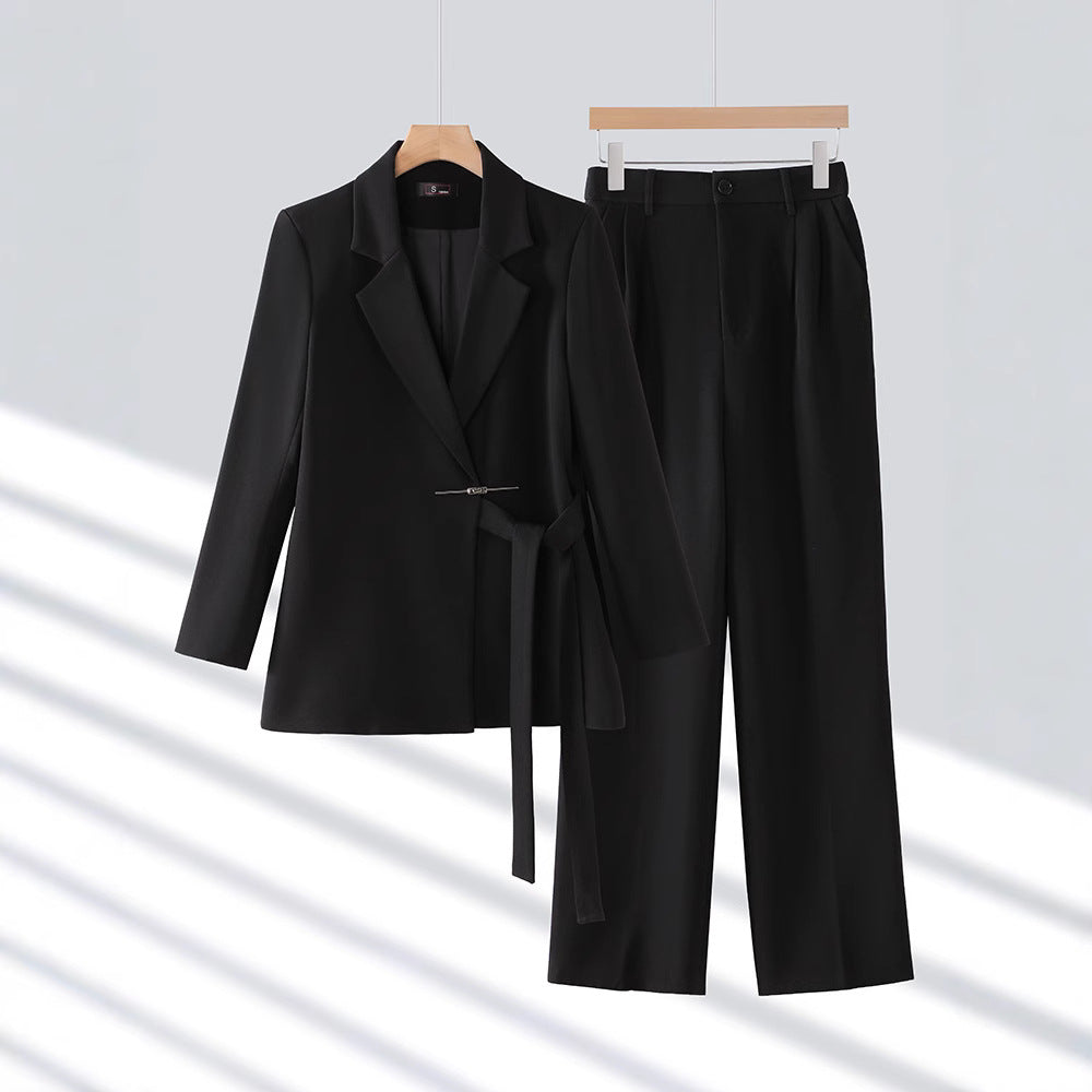 Adelie - Ensemble élégant avec blazer et pantalon large