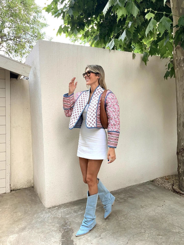 Ariadne - Veste réversible en coton pour femmes