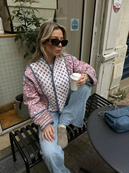 Ariadne - Veste réversible en coton pour femmes