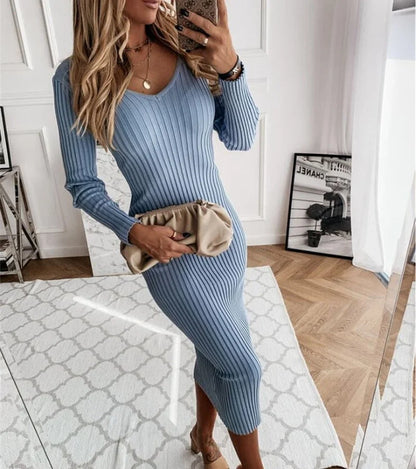 Stella - Robe longue près du corps