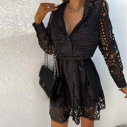 Elvira - Robe en dentelle élégante et confortable pour femme