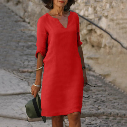 Vondra – Robe élégante jusqu'aux genoux