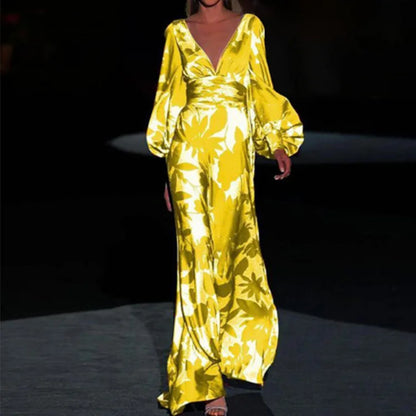 Ardella - Robe d'été pour femmes, élégante et confortable, avec col en V
