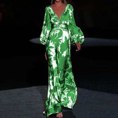 Ardella - Robe d'été pour femmes, élégante et confortable, avec col en V