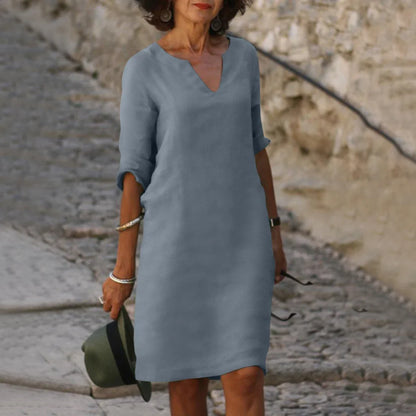 Vondra – Robe élégante jusqu'aux genoux