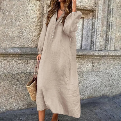 Samantha - Robes-chemises en coton et en lin