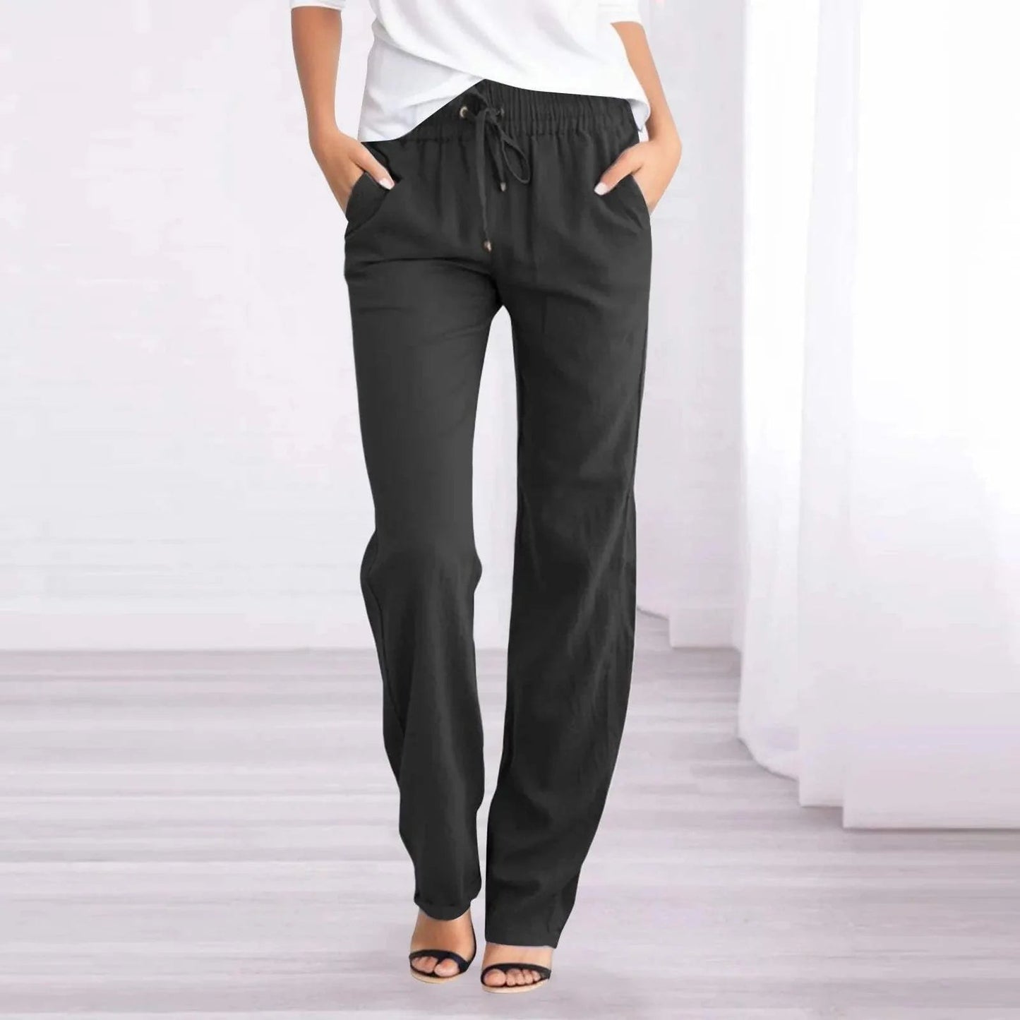 Caprice - Pantalon droit décontracté et respirant