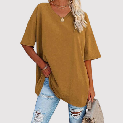 Enid - T-shirt avec col en V