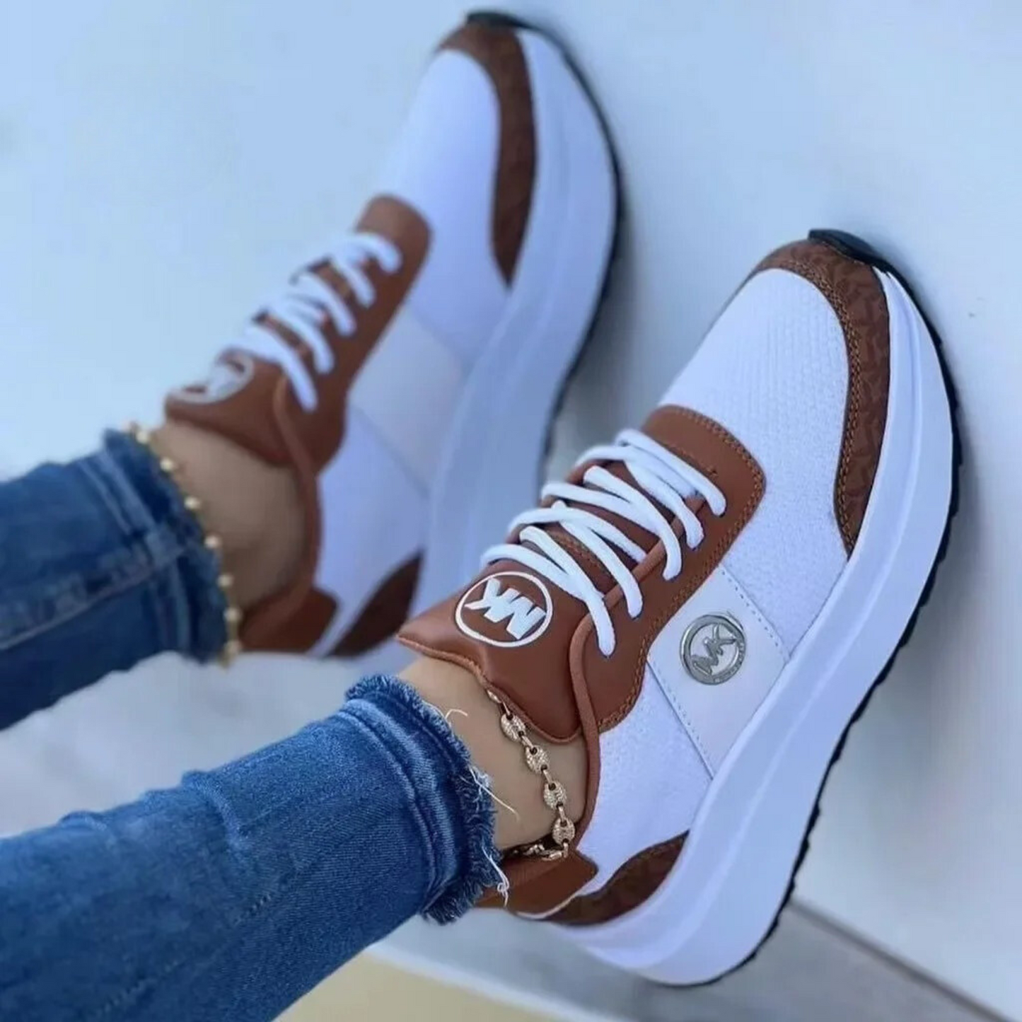 Lillian - Baskets compensées pour femmes