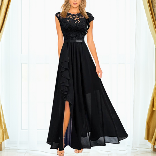Amelie - Robe longue en dentelle élégante