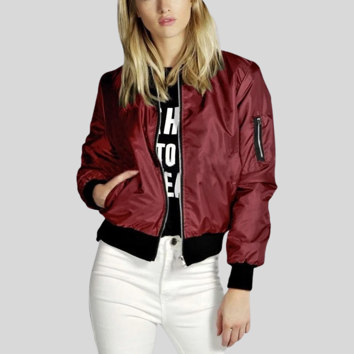 Evelyn - Veste avec col en O
