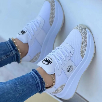 Lillian - Baskets compensées pour femmes