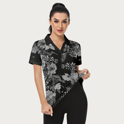 Anitra - Chemise sportive à imprimé floral pour femme