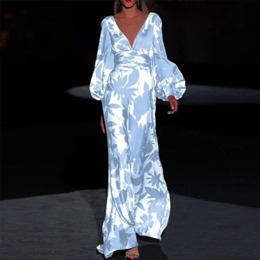 Ardella - Robe d'été pour femmes, élégante et confortable, avec col en V