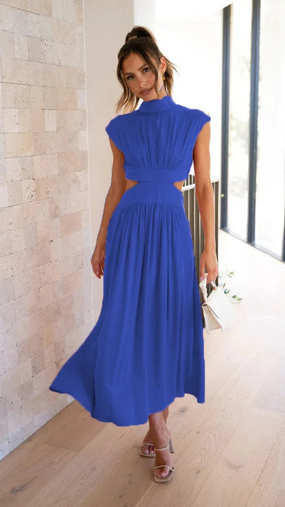 Catharina - Robe longue plissée pour femmes
