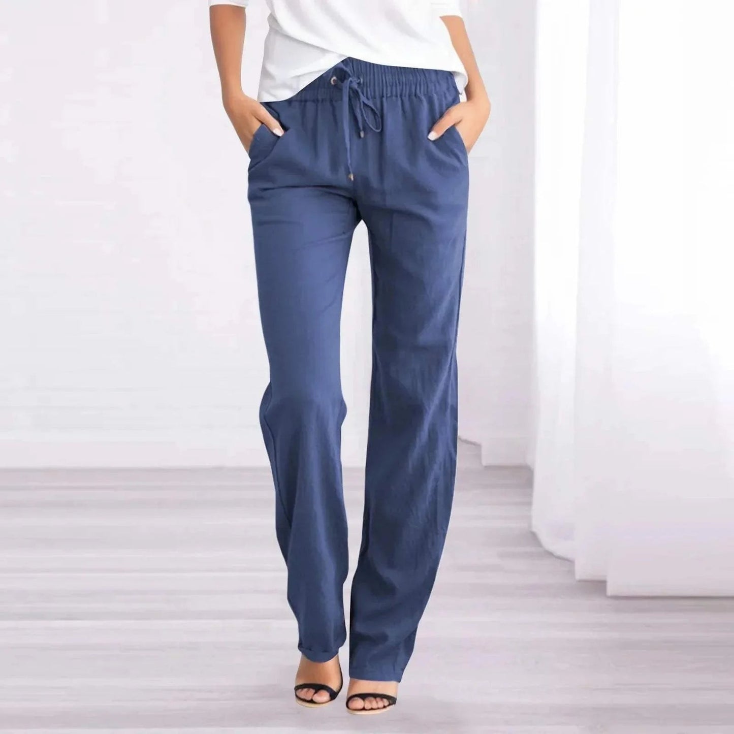 Caprice - Pantalon droit décontracté et respirant
