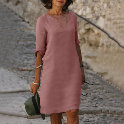 Vondra – Robe élégante jusqu'aux genoux