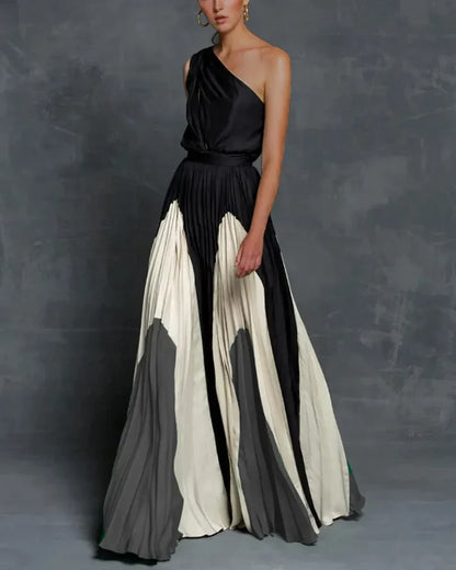 Clare - Robes maxi glamour à une épaule