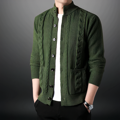 Cardigan tricoté à la mode pour hommes  - Toby